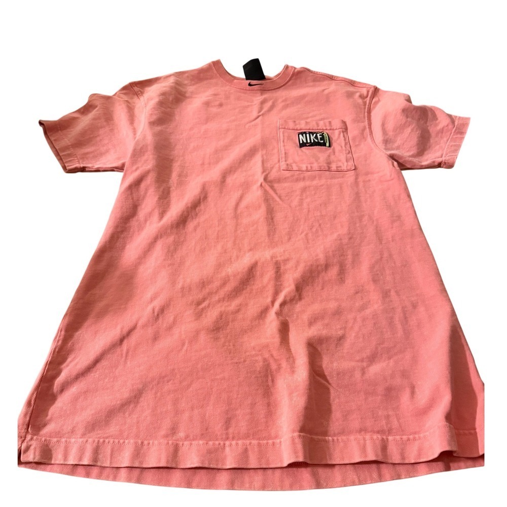 Nike Sportswear Pocket T-Shirt Coral Pink Dress